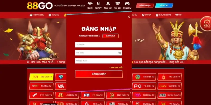 Các bước chính xác nhất cho quá trình đăng nhập account 88GO